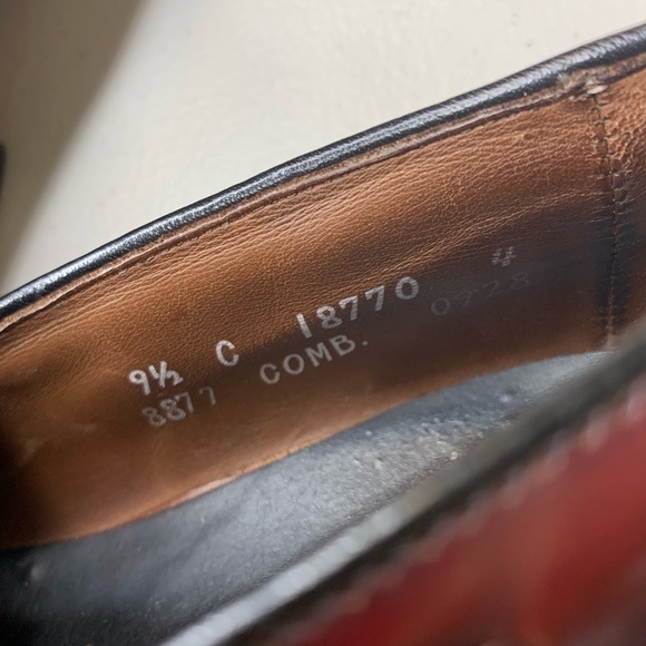 Allen Edmonds Brown Leather Wingtip Tassel Loafer - Picture 8 of 12